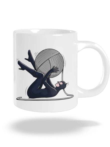 Catwoman nagy bögre White