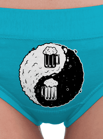 Jin Jang sör női bugyik Turquoise
