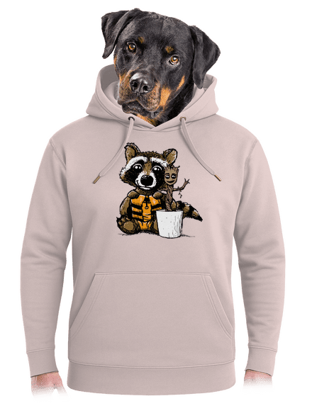 A galaxis őrzői unisex prémium pulóver Rose Chalk
