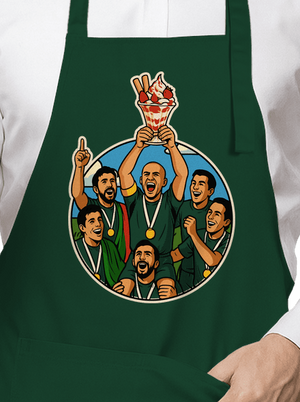 Kehely kötény Bottle Green