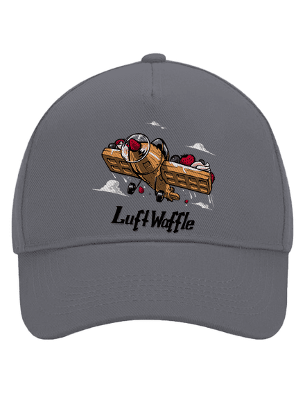 Luftwaffle baseballsapka Graphite grey