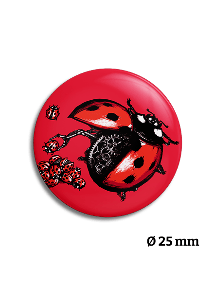 Ladybird Factory kitűző