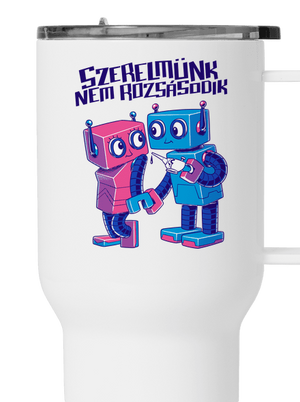 Robotok termosz bögre White