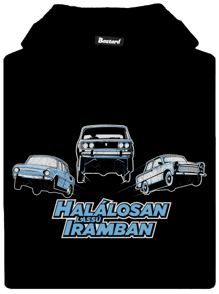 Halálosan lassú iramban gyerek kenguruzsebes pulóver Black