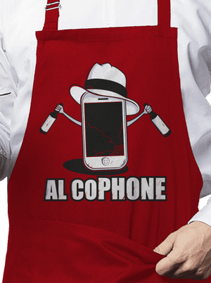 Al Cophone kötény Red