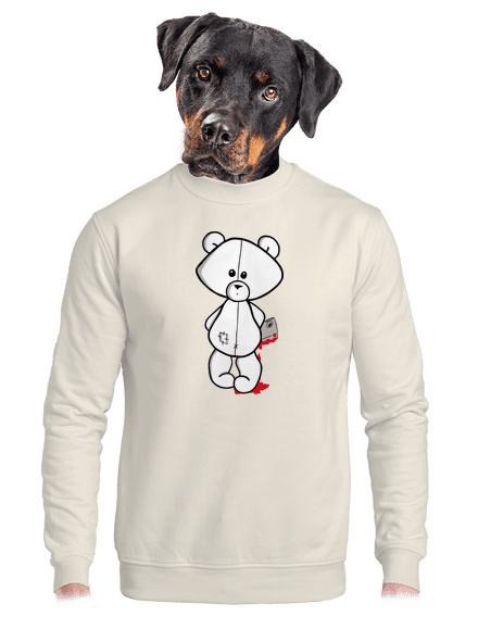 Gyilkos mackó unisex crewneck Off White