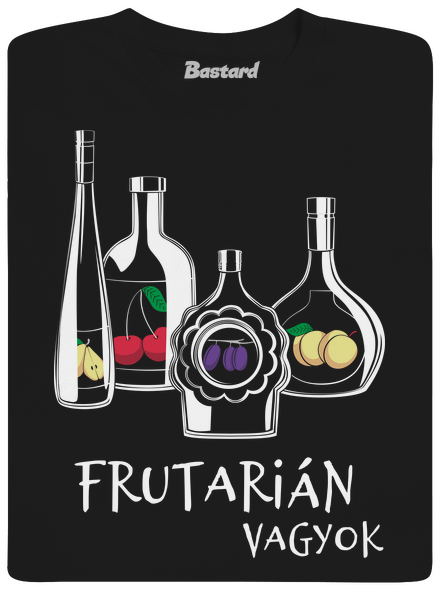 Frutarián férfi póló Black