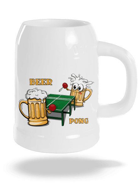 Beer pong söröskorsó White
