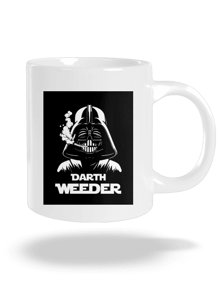 Darth Weeder nagy bögre White