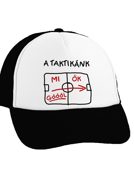 A taktikánk teherautós sapka Black cap