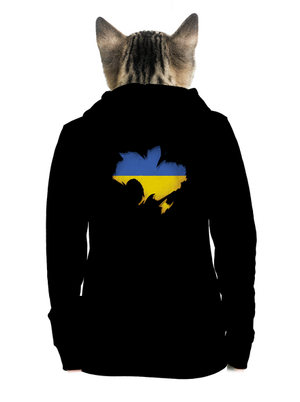  cipzáras női pulóver Black