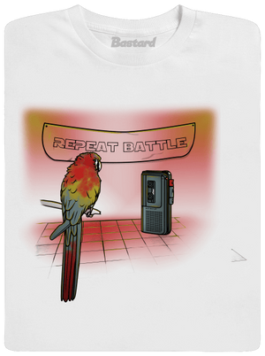 Repeat battle gyerek póló White