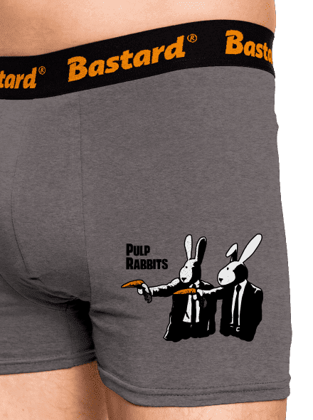 Pulp Rabbits boxeralsó Gray Melange