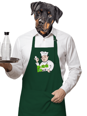 Ma főzök én kötény Bottle Green