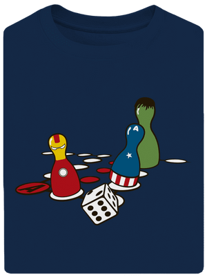 Szuperhős ne haragudj unisex túlméretezett póló Midnight Blue