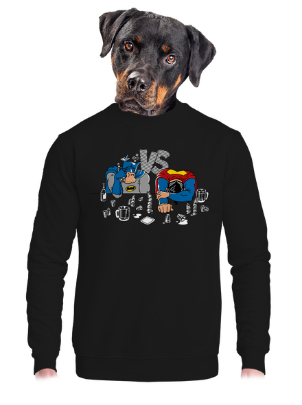 A szuperhősök harca unisex crewneck Black