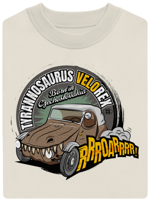 Tyrannosaurus Velorex unisex crewneck Off White