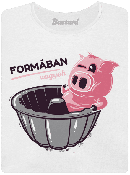 Formában prémium női póló White