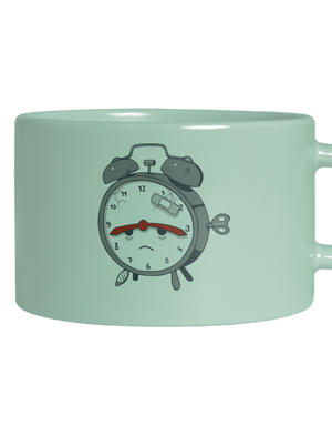 Ébresztőóra macaron bögre Mint Macaron