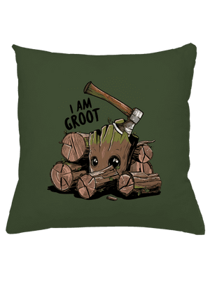 I Am Groot párna Olive Green
