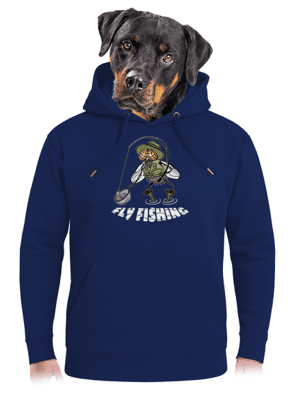 Fly fishing unisex prémium pulóver Navy