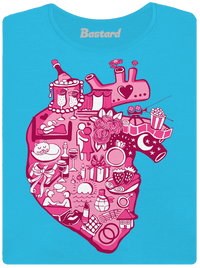 női póló elasztikus alsó szegéllyel