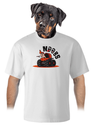 Monster stroller unisex túlméretezett póló White