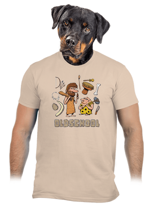 Oldschool férfi póló Sand