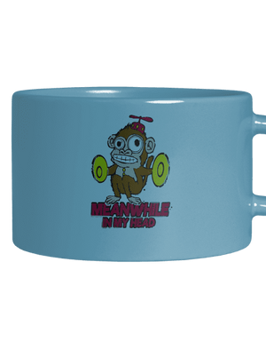 Monkey in my head macaron bögre Blue Macaron