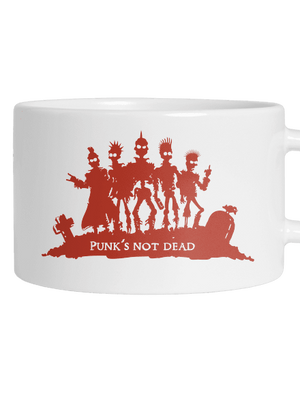 Punks not dead! macaron bögre White