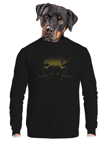 A majmok bolygója unisex crewneck Black