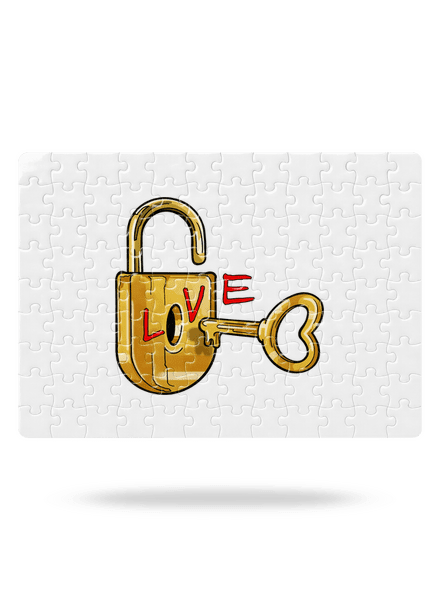 Love lock kirakós White