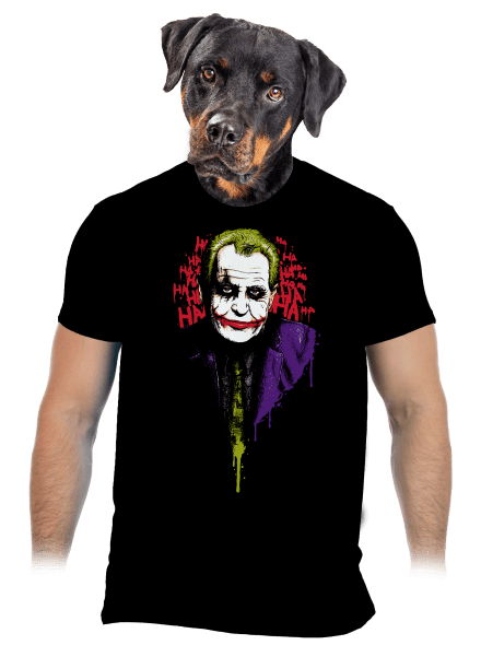 Zeman Joker férfi póló Black