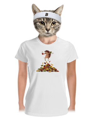 A levelek öröme női sportpóló White