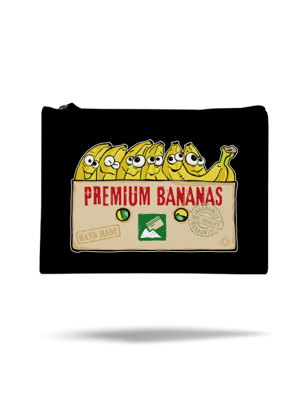 Premium Bananas kis táska Black