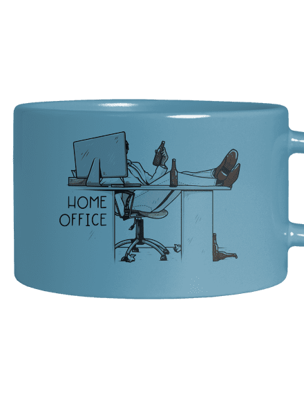 Home office macaron bögre Blue Macaron