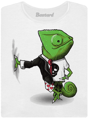 Az álcázás mestere prémium női póló White