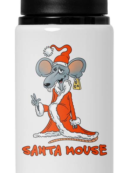 Santa mouse kulacs White