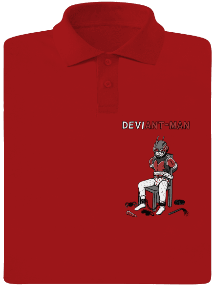 DeviAnt-man férfi pólóingek Red Mal