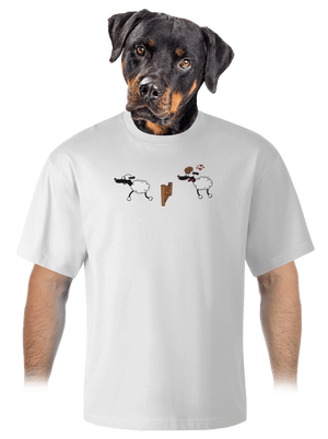 unisex túlméretezett póló