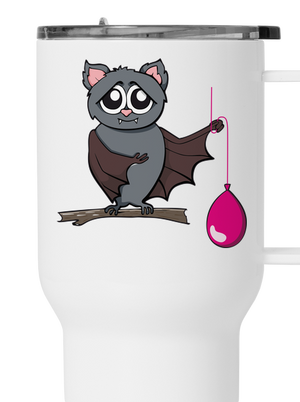 Denevér termosz bögre White