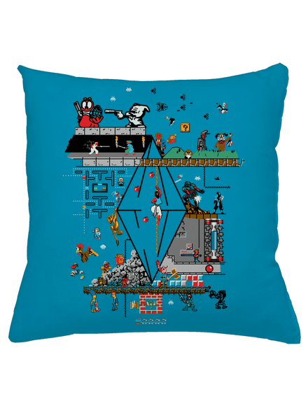 Veretés párna Blue Turquoise