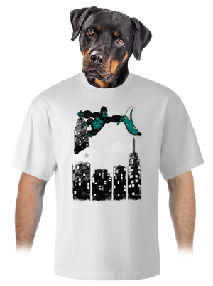 unisex túlméretezett póló