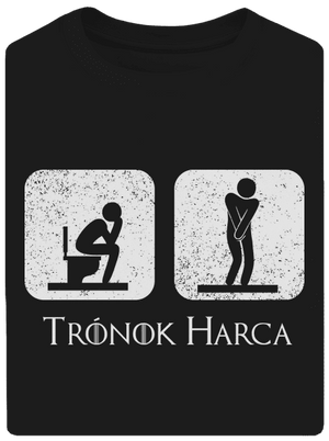 Trónok Harca unisex túlméretezett póló Black
