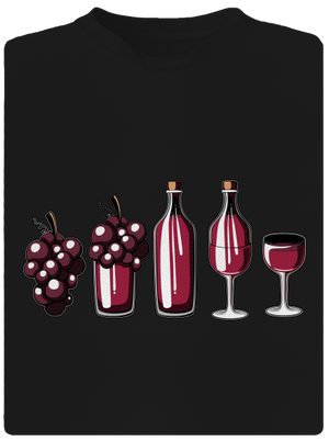 A vörösbor evolúciója férfi sportpóló Black
