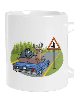 Vadász nagy bögre White