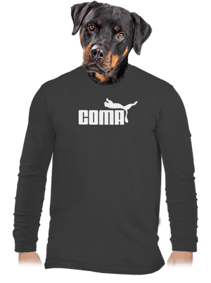 Coma férfi hosszú ujjú póló Dark Grey