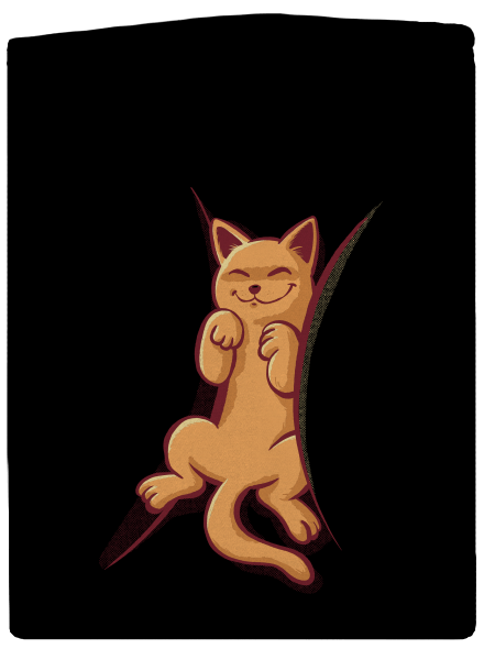 Alvó cica cipzáras női pulóver Black