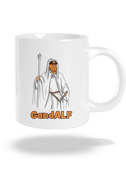 GandALF nagy bögre White
