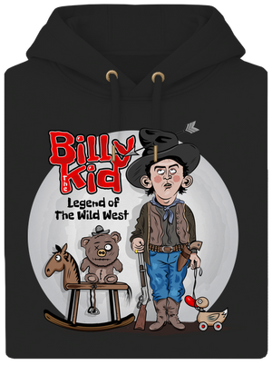Billy The Kid unisex prémium pulóver Dark Black